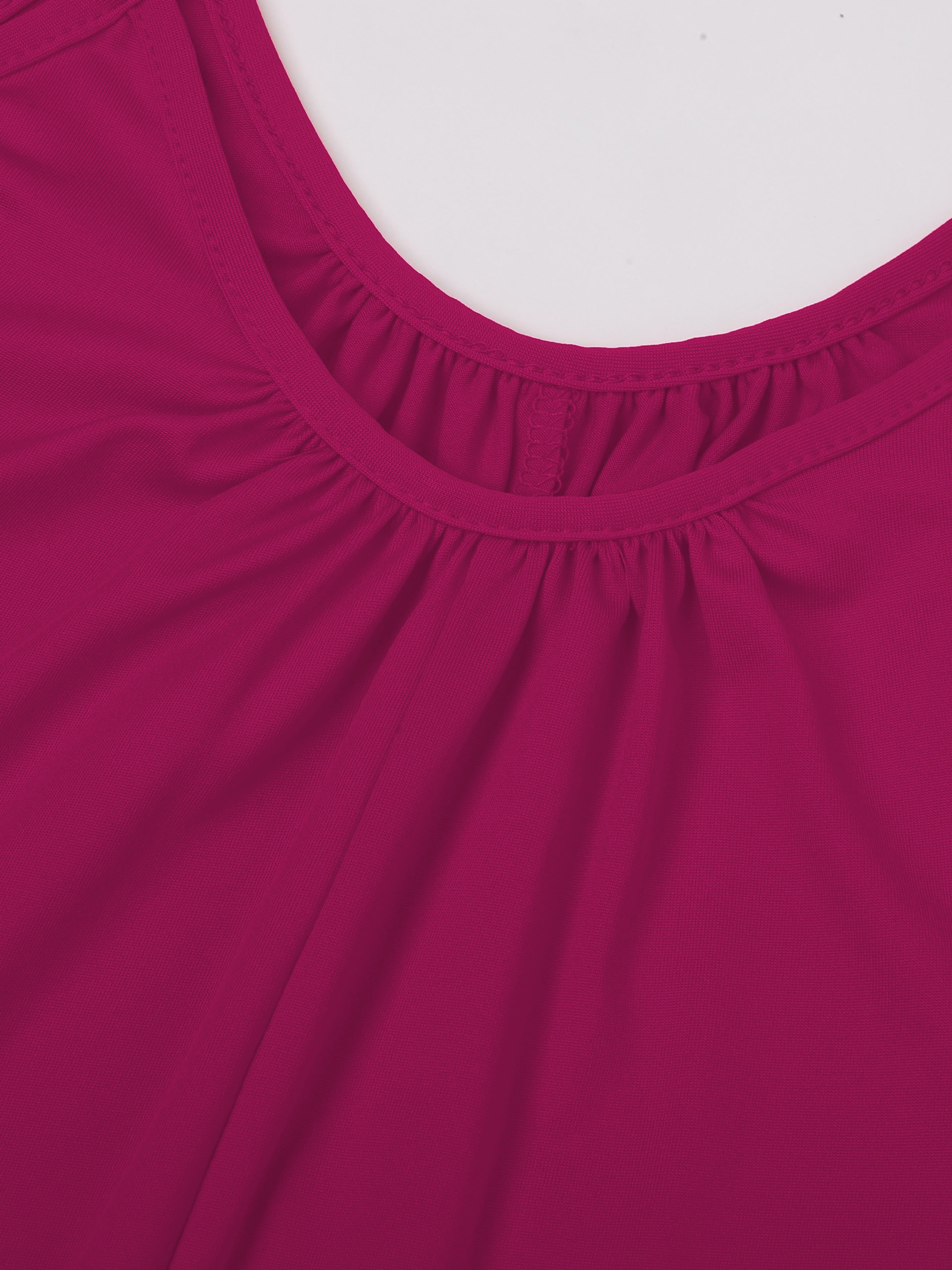 Women's Summer Maroon Cami Jumpsuit with Pockets Solid Color Stretchy Polyester Spandex