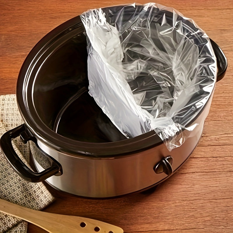 10 Pieces Slow Cooker Liners Disposable Cooking Bags for Oval or Round Pot