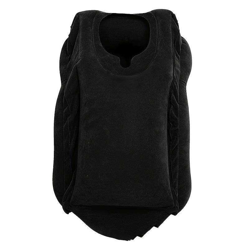 Almohada inflable de viaje para el cuello, soporte para aviones, coches, autobuses y camping