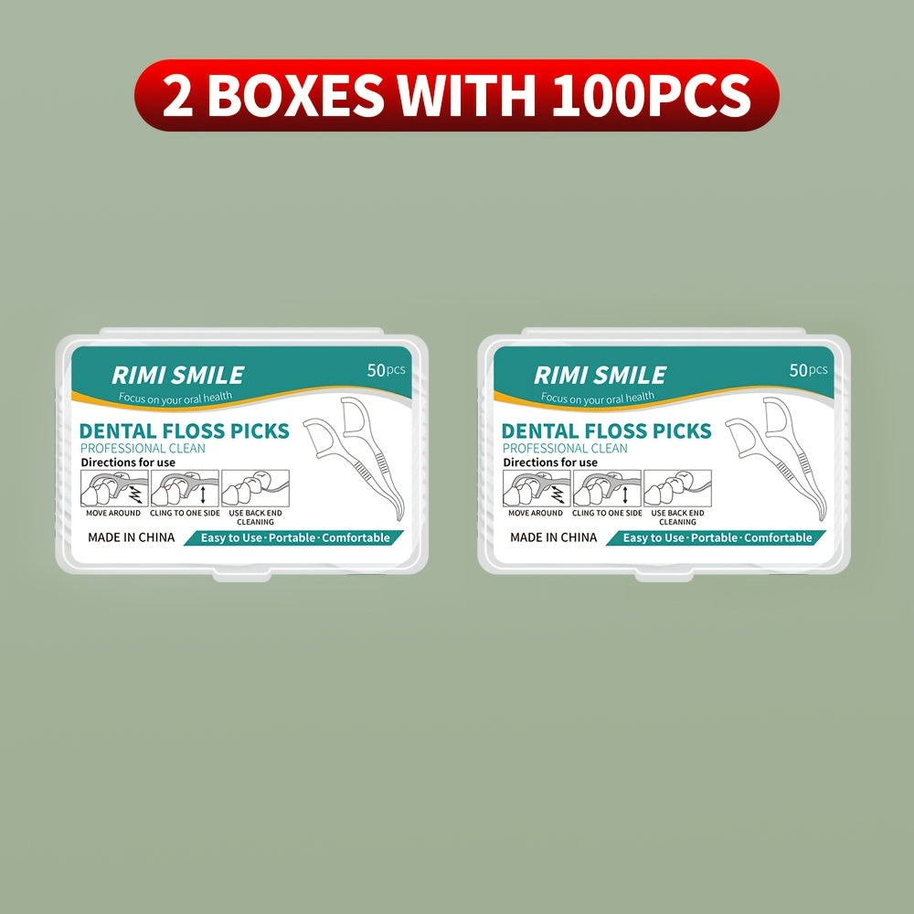 Dental Floss Sticks Oral Care Tools 50/100/300/600/1000pcs