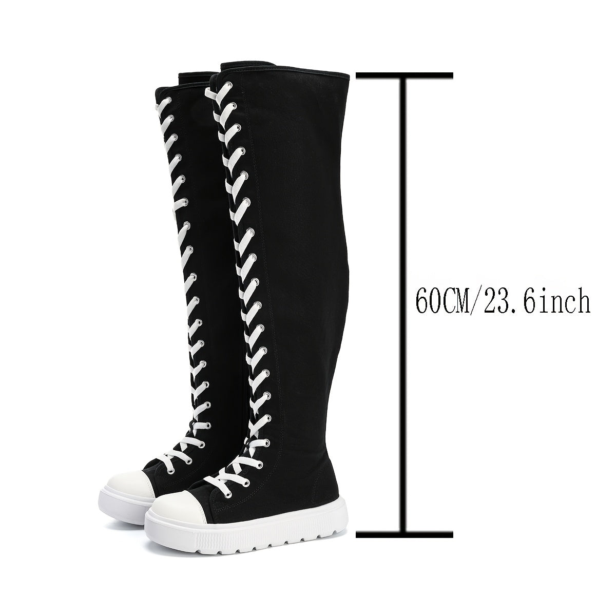 Women's Over-the-Knee Boots Breathable Casual With Thick Sole