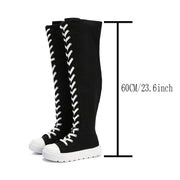Women's Over-the-Knee Boots Breathable Casual With Thick Sole