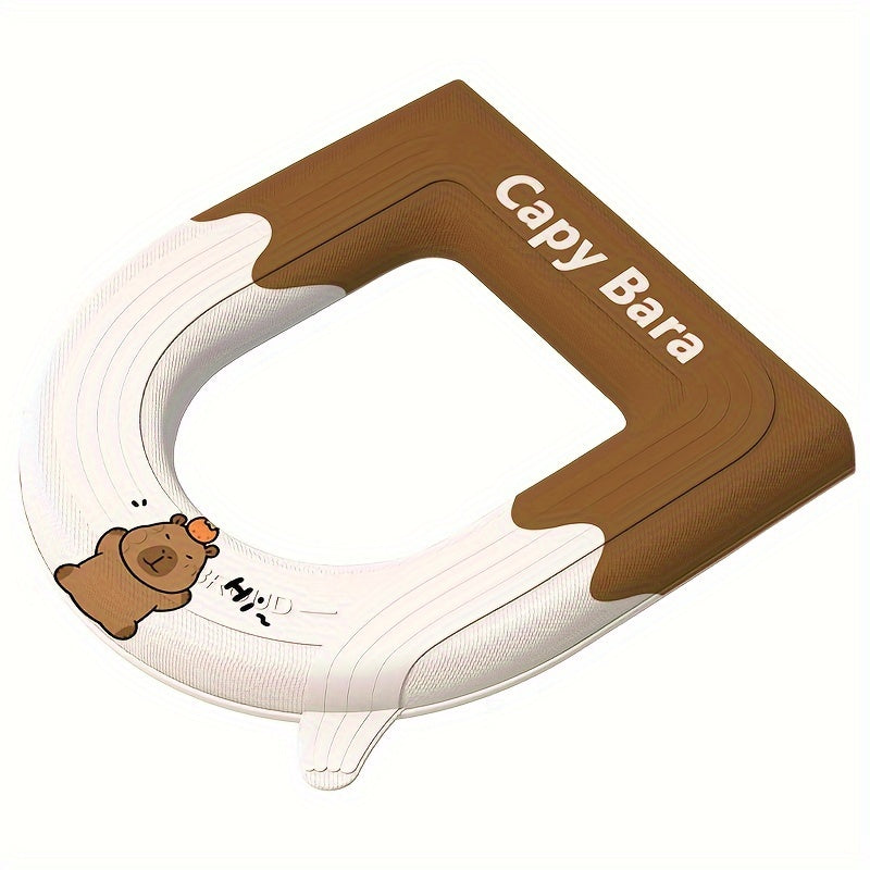 Waterproof Bathroom Mat with Anti-Slip Backing, EVA Foam, Reusable and Easy to Clean