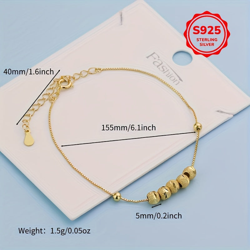 Pulsera de plata de ley para mujeres 1.5g Joyería sencilla Regalo de diseño de nicho