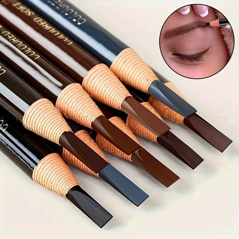 Women Eyebrow Pencil Waterproof Hard Core Brow Pen for Shaping and Contouring