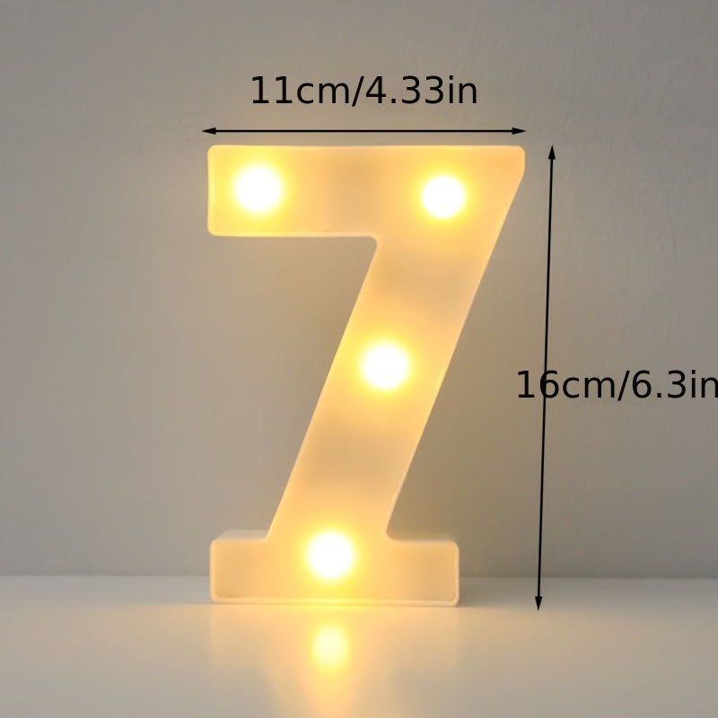 LED Alphabet Letter Lights for Home Decor Wedding Birthday Christmas Party
