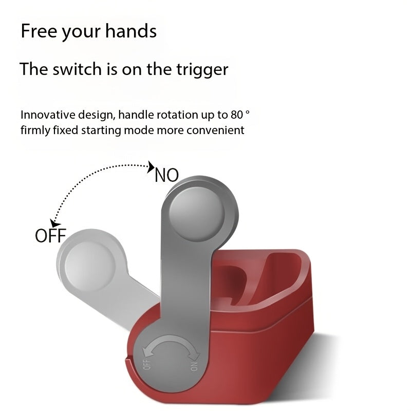 Set of 2 Vacuum Cleaner Switch Locks for Dyson V7 V8 V10 V11 V15 Red Power Key Locks