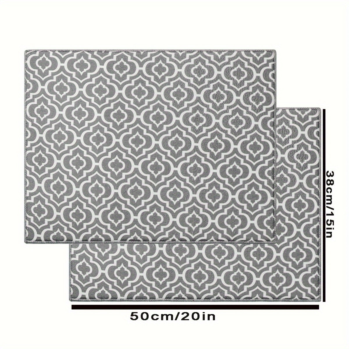 Микрофибровый впитывающий быстро сохнущий кухонный коврик для сушки посуды