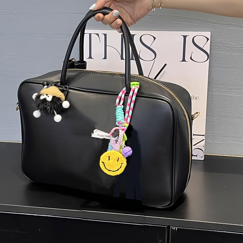 Elegant Handmade Lucky Pendant Nylon Bag Charm for Women Stylish Accessories