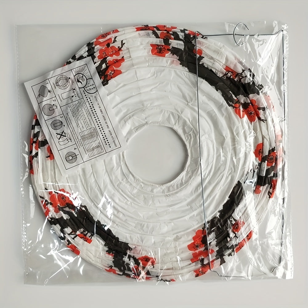 Faroles chinos de estilo antiguo para el Festival de Medio Otoño y el Día Nacional con temas de ciruelo, orquídea, bambú y crisantemo