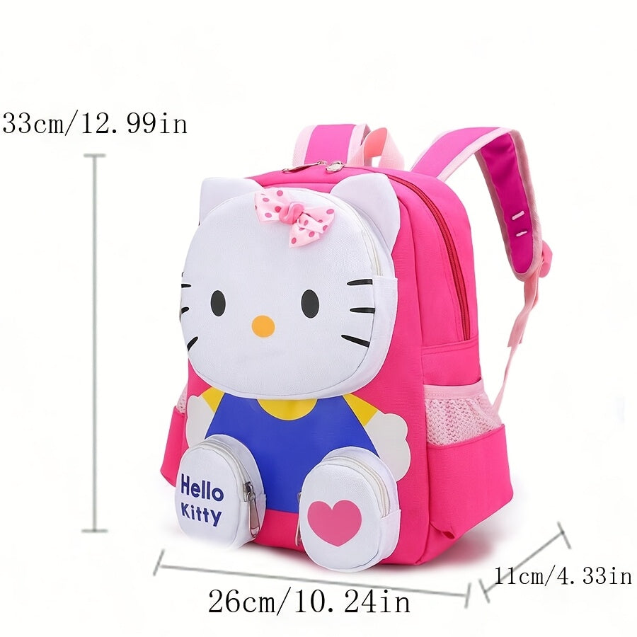 Ayollar uchun katta sig'imga ega va zamonaviy dizaynga ega Hello Kitty ruksak, maktab yoki ochiq havoda foydalanish uchun mos.