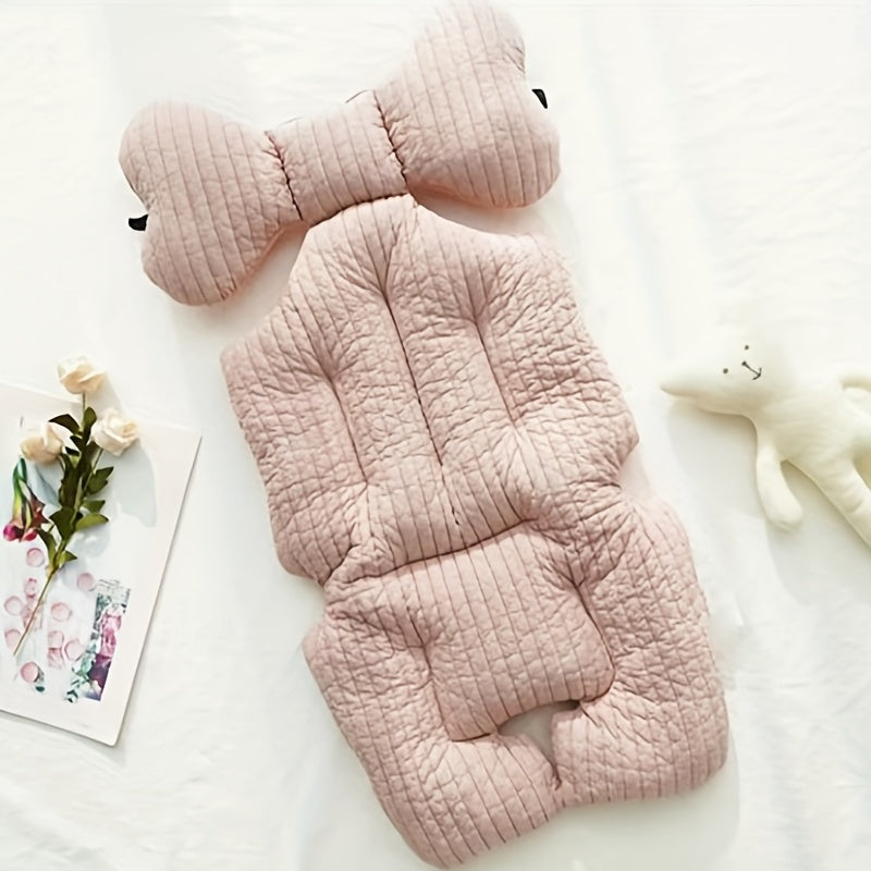 Обеспечьте безопасность и комфорт вашего малыша с этим стильным новым хлопковым подушкой для детской коляски!