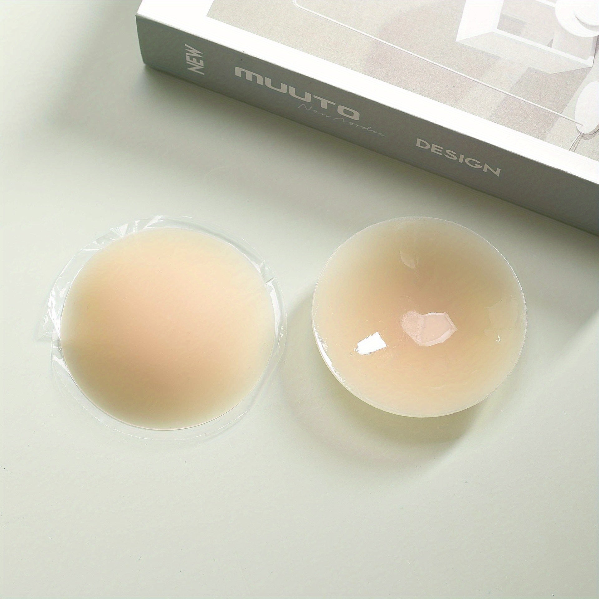 Silicone Nipple Covers for Women Strapless Invisible Breast Pasties Solid Color