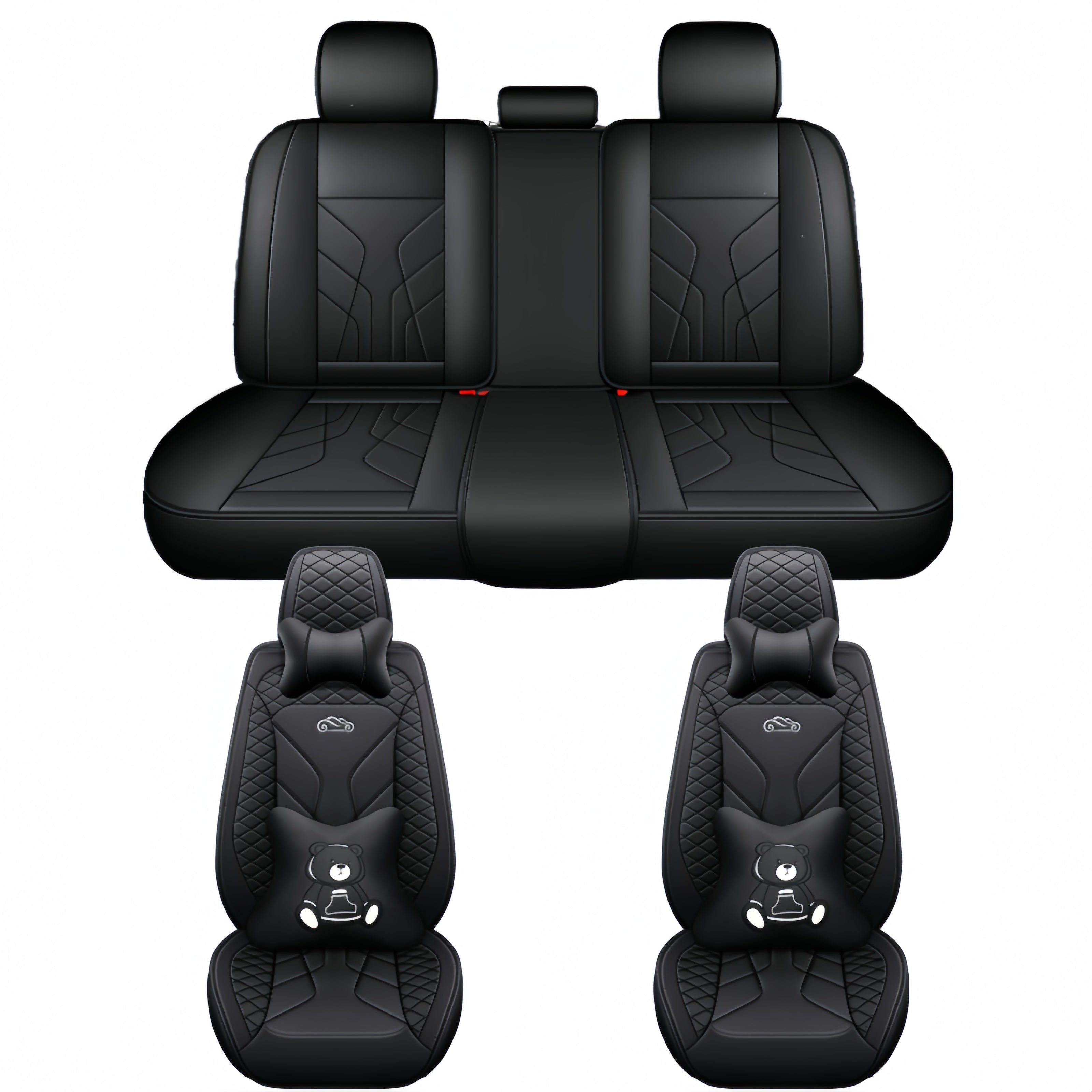 Avtomobil o‘rindiq qoplamalari, barcha mavsumlar uchun to‘liq qamrov, yostiq, oson parvarish