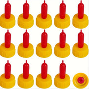 Plastic Animal Feeding Nipples for Sheep Goat Lamb Puppy Pack of 10