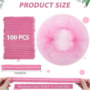 Bir martalik soch tarmog'i paketlari 30, 50 yoki 99 ta, to'rva bo'lmagan, cho'ziladigan, latekssiz, aromatsiz