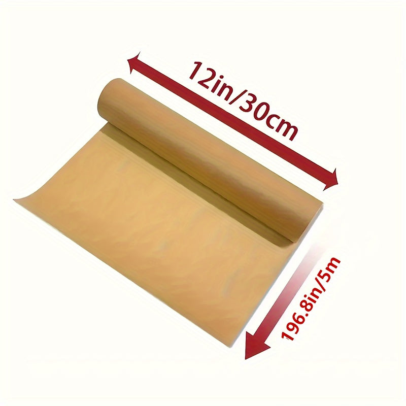Non-stick baking paper roll for air fryers grills cooking waterproof greaseproof heat resistant