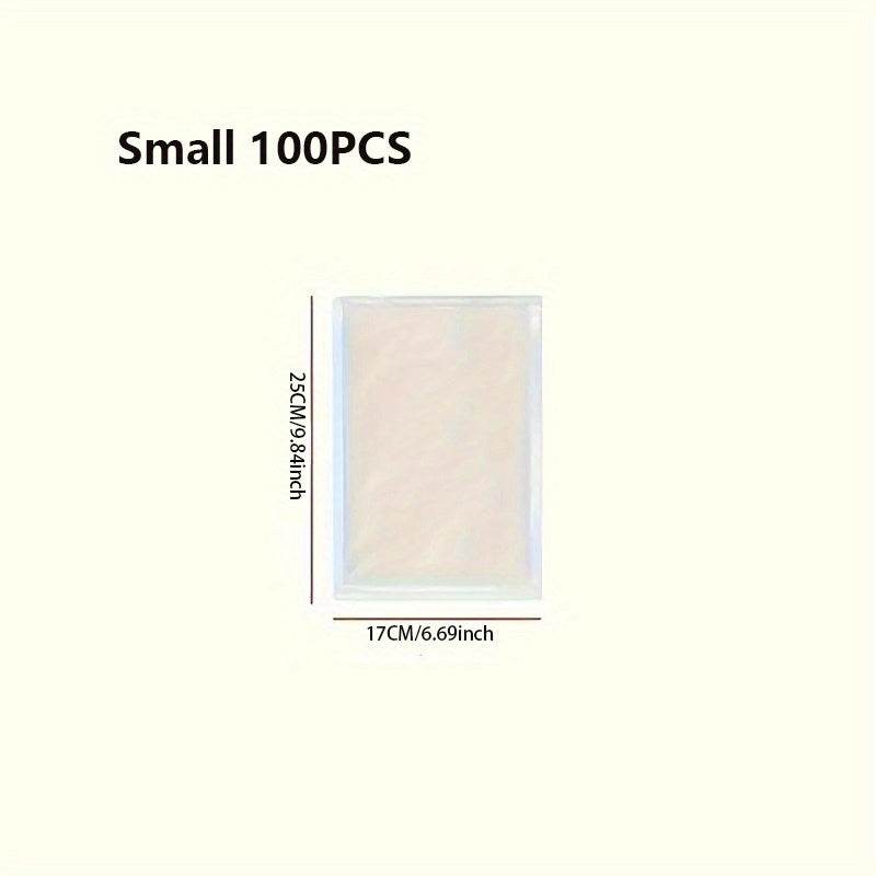 Vacuum Sealer Bags Food Preservation Storage Durable Plastic 100 Pack