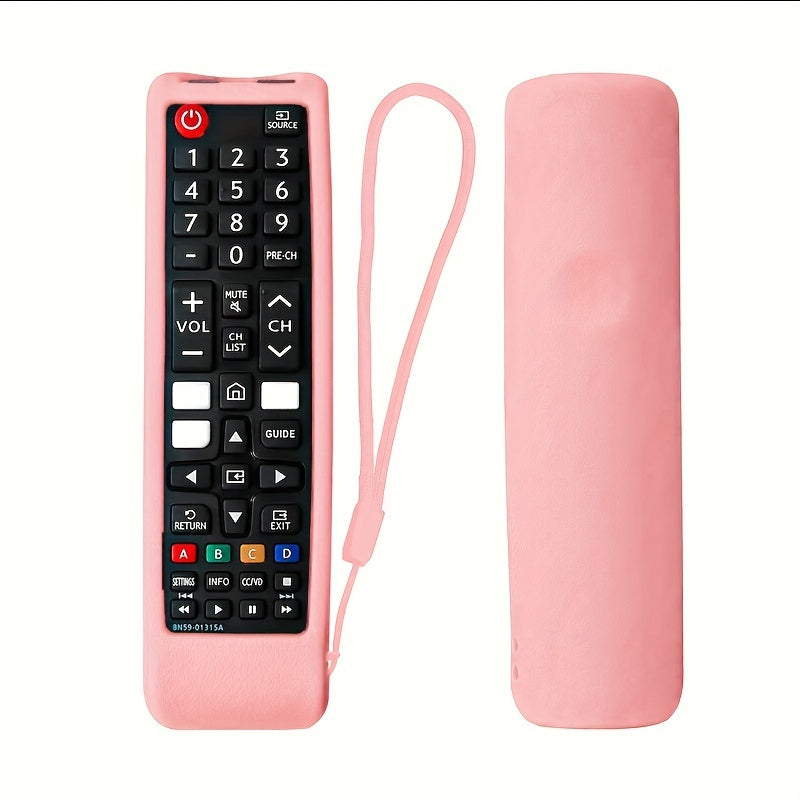 Silicone Remote Control Cover for Samsung BN59 Glow-in-the-Dark Anti-Slip Thick Protective Case in Red Green Blue