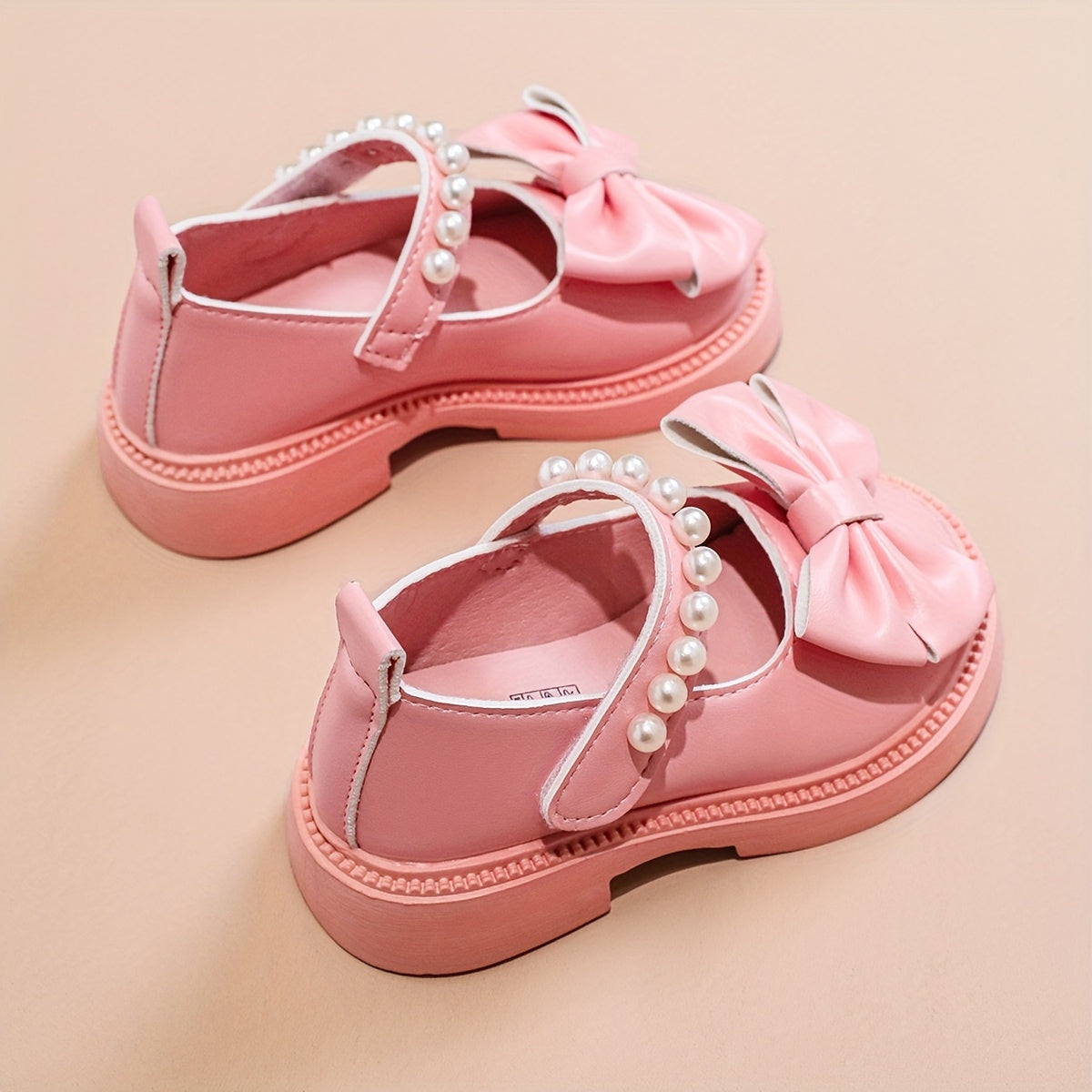 Детские туфли-бантики с бабочками и геометрическим узором, легкая дышащая резиновая подошва