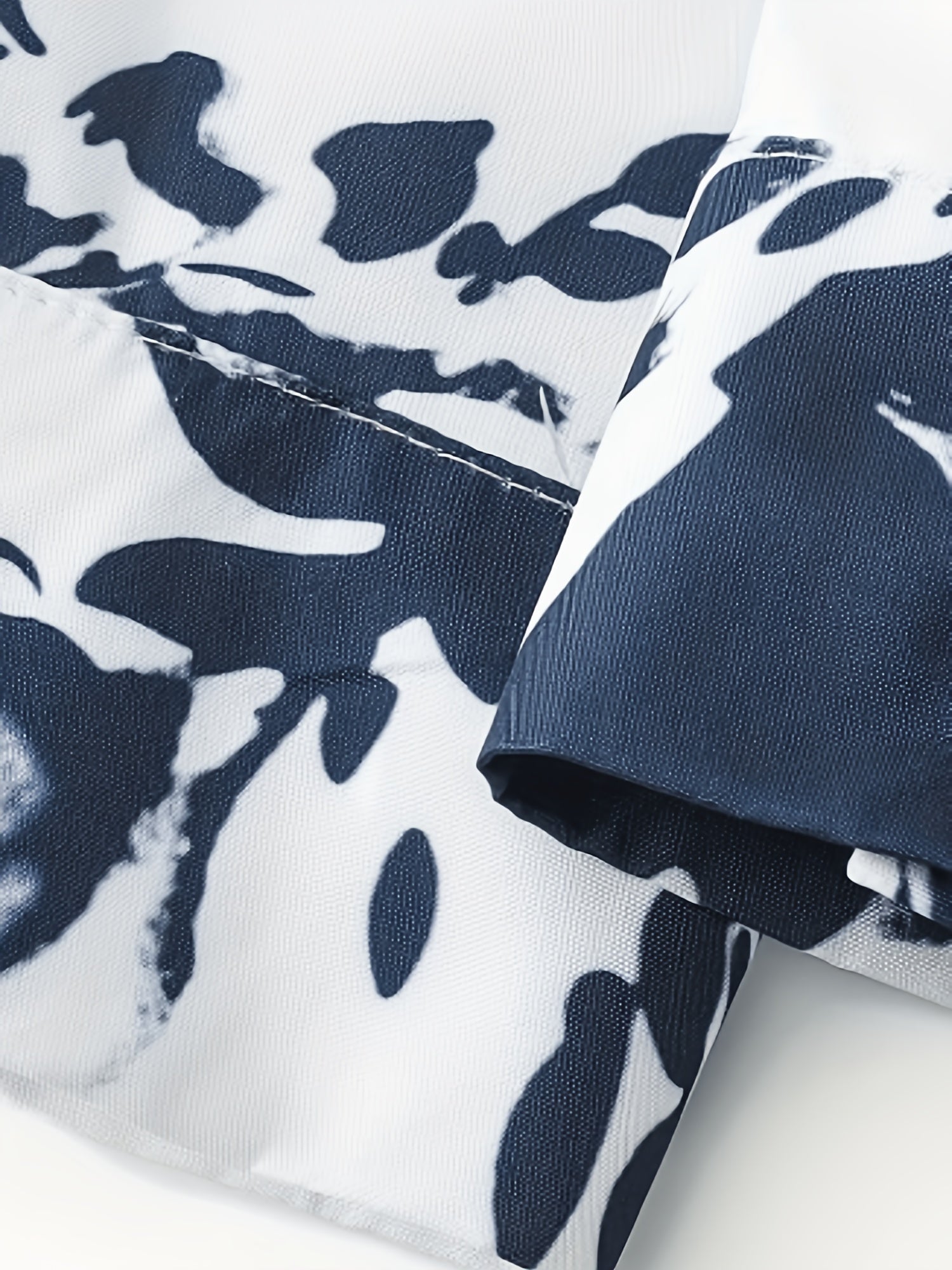 Katta o'lchamdagi, gullar bilan bezatilgan erkaklar koftasi katta va baland erkaklar uchun