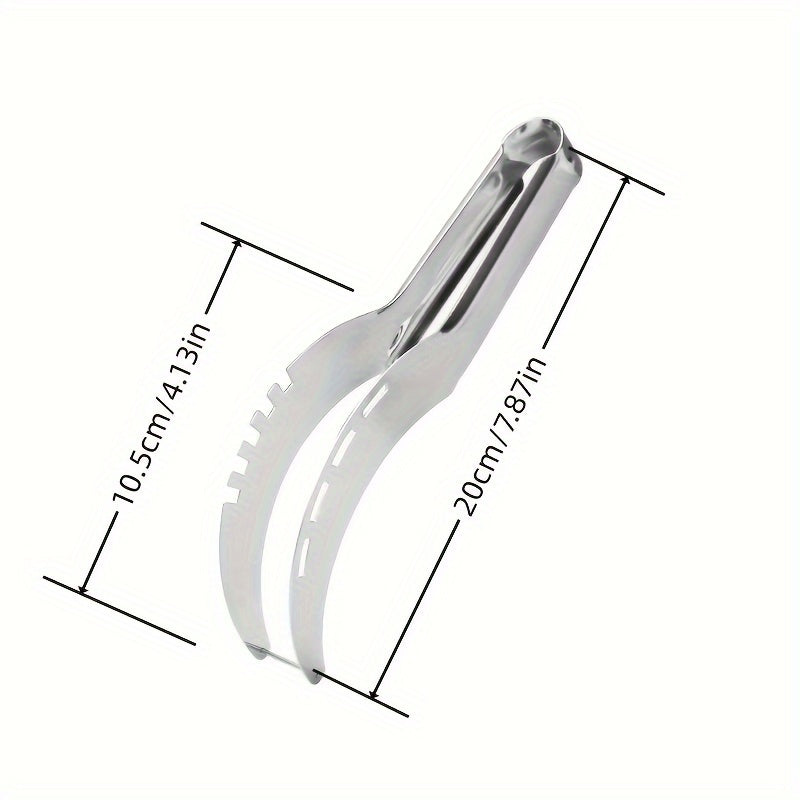 Stainless Steel Fruit Slicer for Watermelon and Cantaloupe Cutting Kitchen Tool