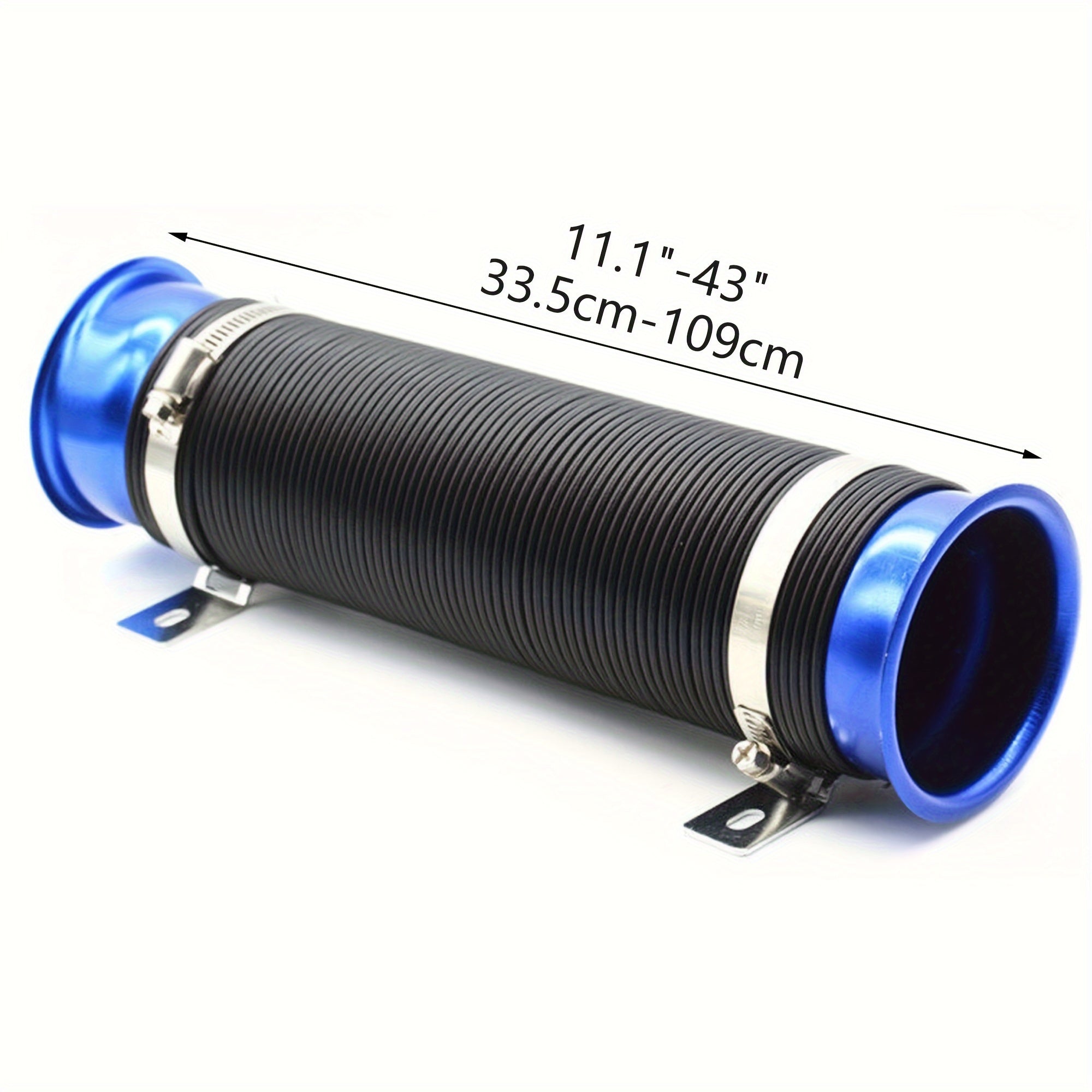 Flexible Air Intake Hose Cold Air Duct Replacement Adjustable 33.5-109cm