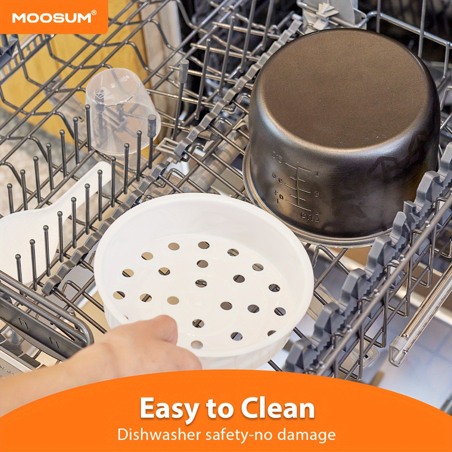 Easy-Press Rice Cooker - 1.8L sig‘imi, 2-10 kishiga xizmat qiladi, issiqlikni saqlash funksiyasi, bug‘don chiqaruvchi, qoshiq va o‘lchov stakan bilan ta'minlangan.