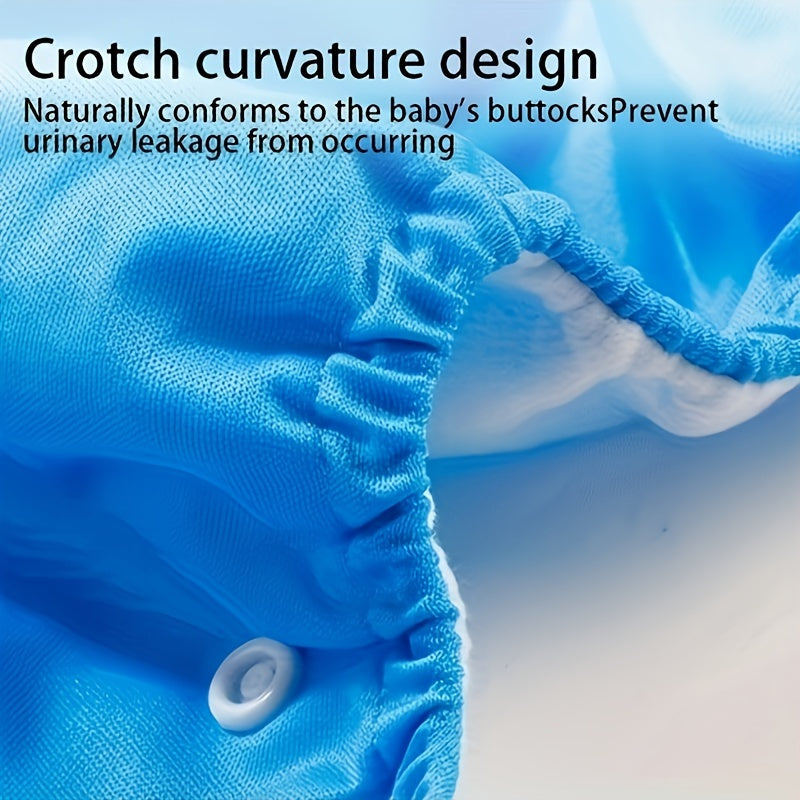 Waterproof Toddler Training Pants with Cartoon Animal Print Breathable Leak-Proof Polyester