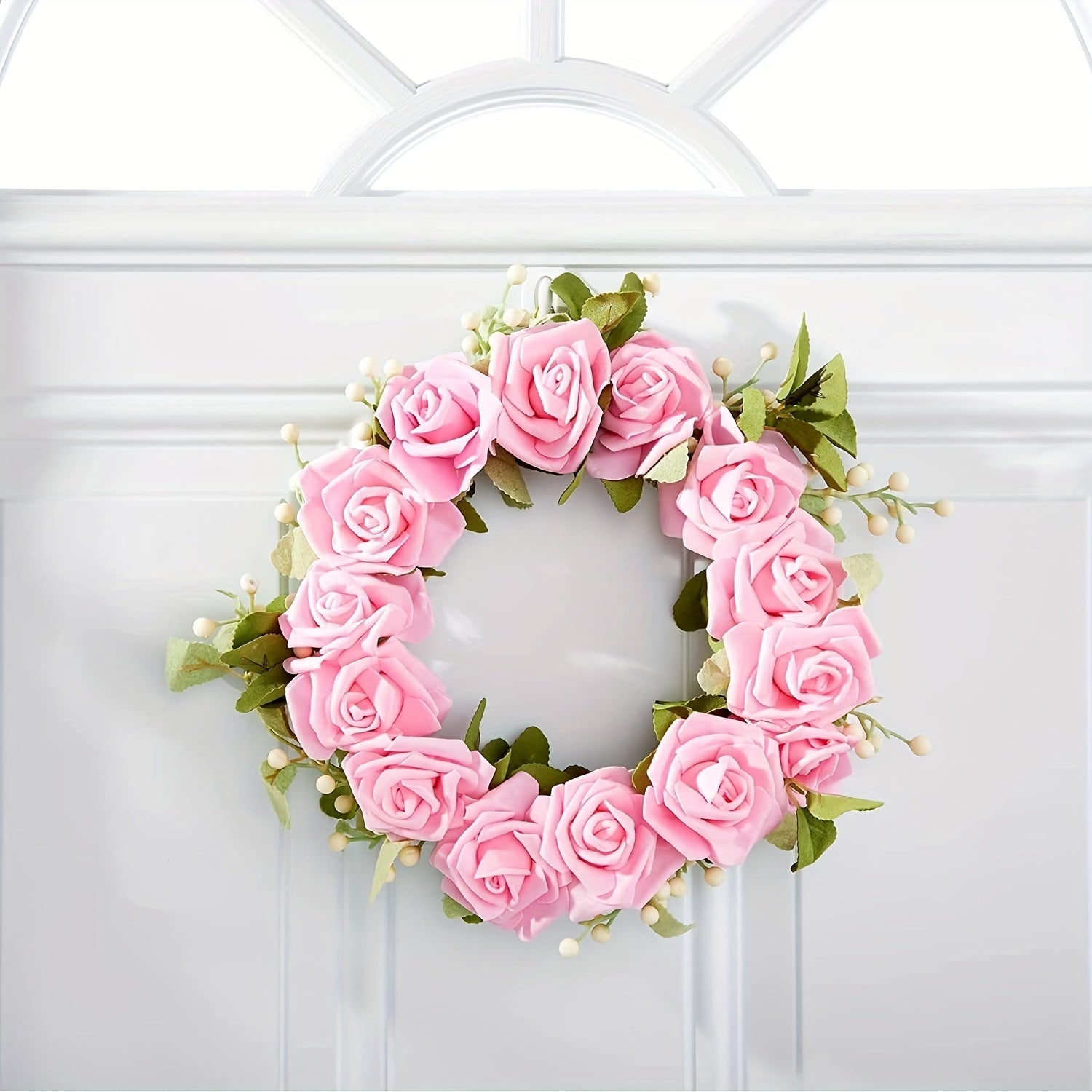 50pcs Artificial Rose Flower Heads Light Pink 7cm for Wedding Centerpieces and Home Decor
