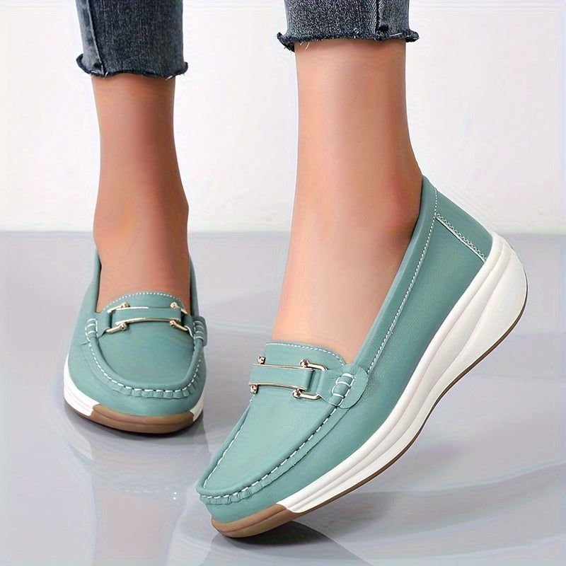 Zapatos planos tipo Mary Jane con cubierta de imitación para mujer, con borlas y diseño sin cordones