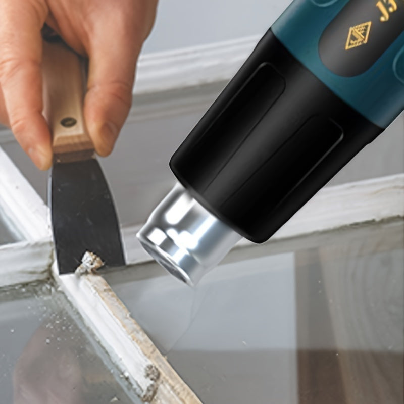 European 110V/220V Heat Gun with Adjustable Temperature and Fan Control