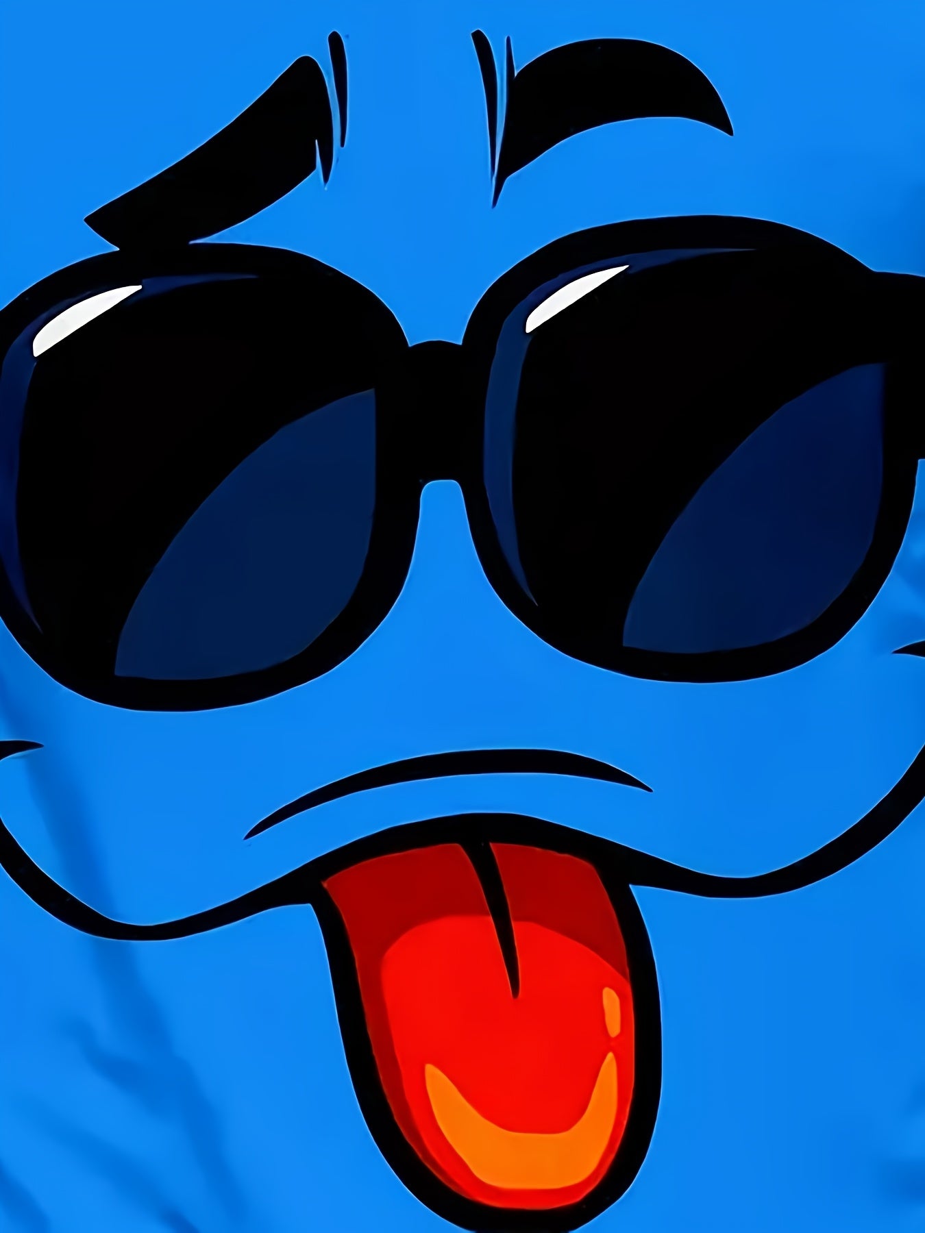 Мужская футболка большого размера для повседневной носки с круглым вырезом, короткими рукавами, с принтом забавного лица, из полиэстера и смеси тканей