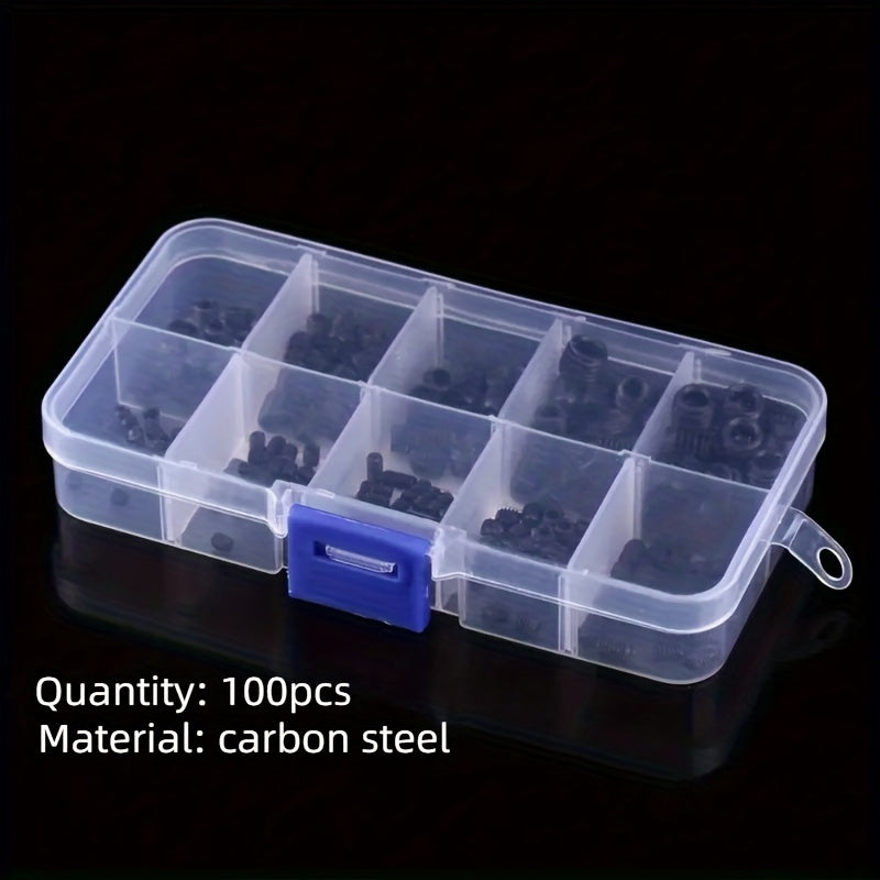 Stainless Steel Allen Head Socket Set Hex Grub Screws Assortment