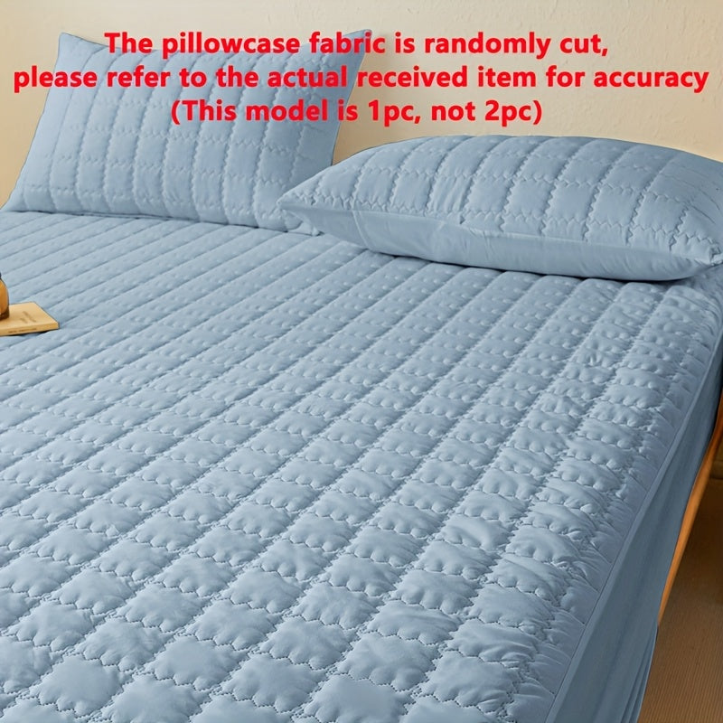 Square Pattern Waterproof Pillowcase Soft Breathable Skin-Friendly Bedroom Decor