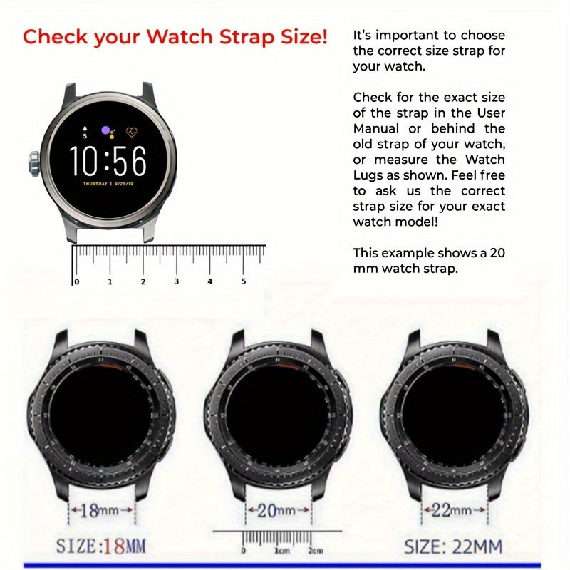 Эластичные нейлоновые ремешки для часов Galaxy Watch 4, 5 и Pro 20мм, 22мм, 40мм, 44мм, 45мм