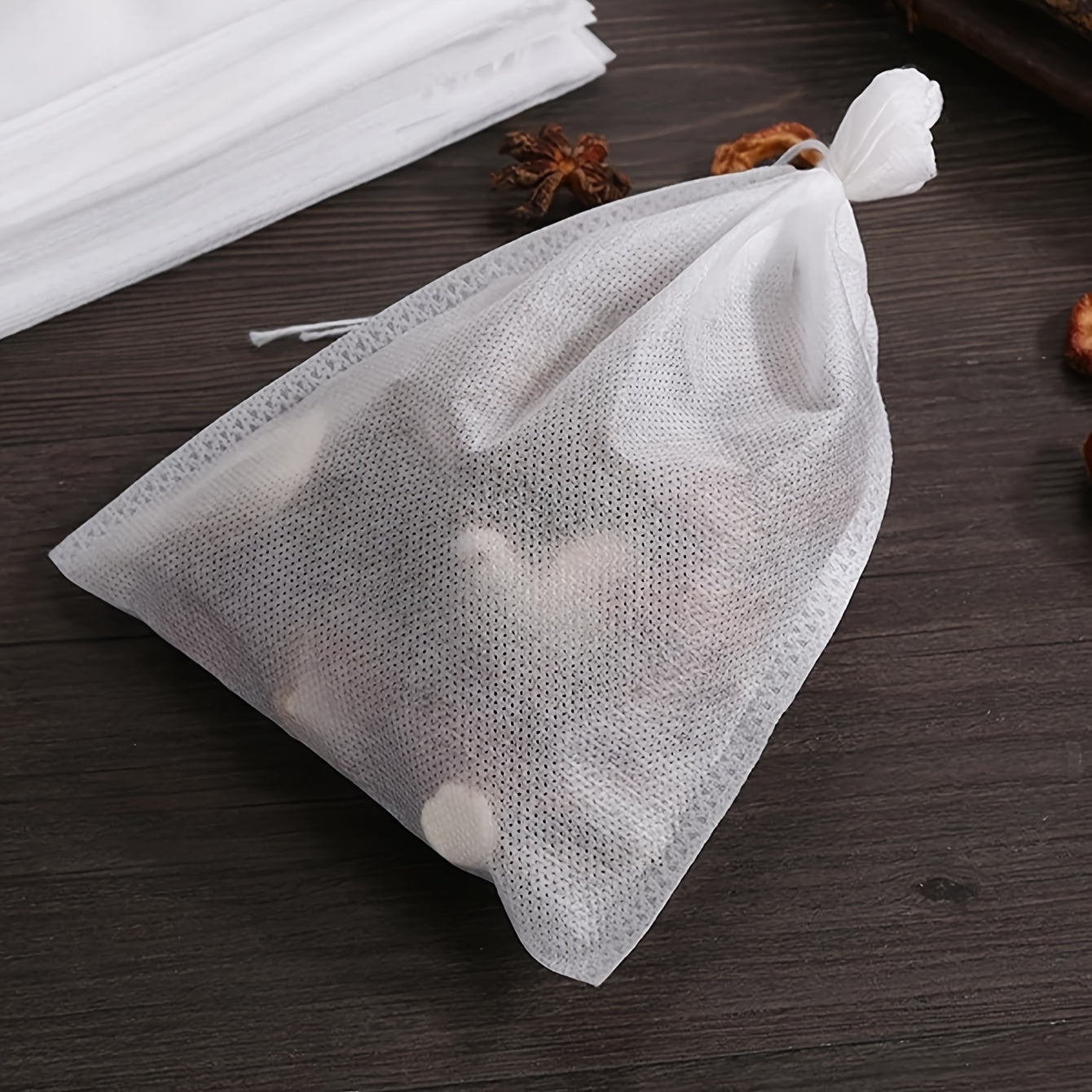 200 Pieces Non-Woven Disposable Tea Bags Coffee Filter Bags Chinese Medicine Decoction Bags