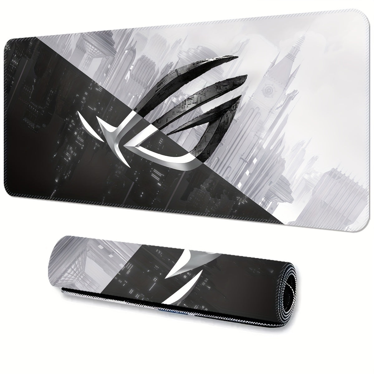 Large Gaming Mouse Pad with Non-Slip Rubber Edges and Washable Surface