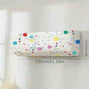 Protective PVC Cover for Air Conditioner Waterproof Dustproof Stylish Print