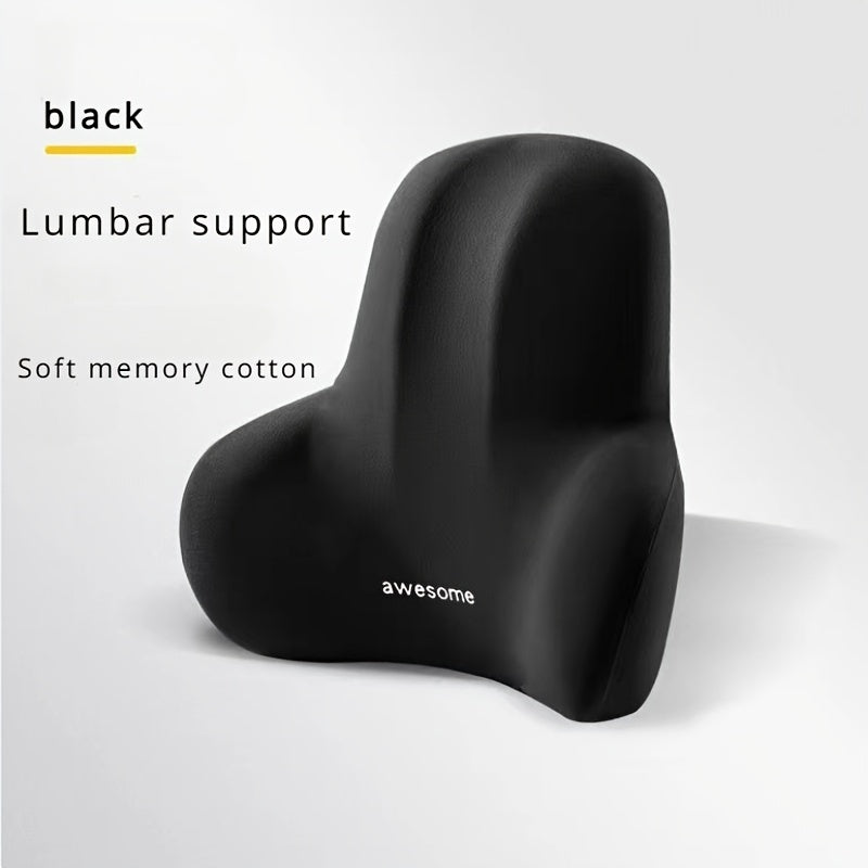 Office Chair Cushion Memory Foam Back Support Seat Pad for Posture Relief Non-Slip Washable