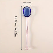 Handcrafted Glass Coffee Spoon with Transparent Design, Long Handle, Heat Resistant