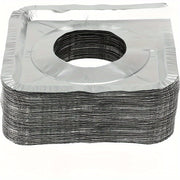 10/50/100 шт. одноразовых алюминиевых фольгированных крышек для конфорок газовых и электрических плит