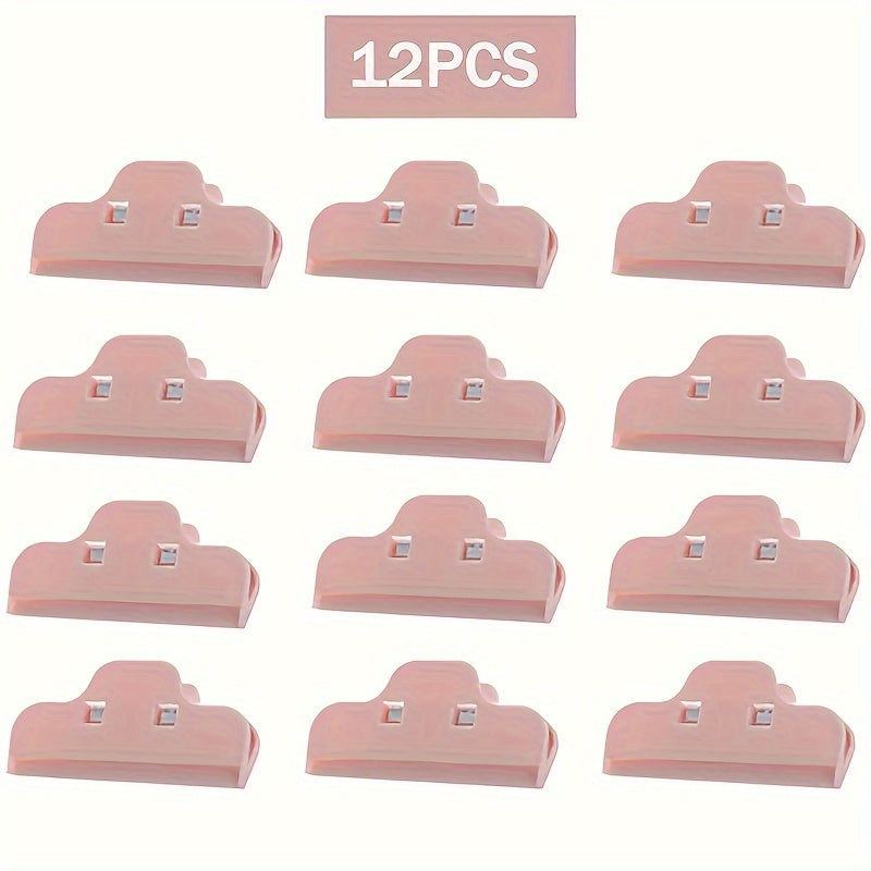 Oziq-ovqat sumkasini yopish uchun qisqichlar 6 dona yoki 12 dona mavjud bo'lib, ular tazelik va namlikni saqlab qolish uchun juda mos keladi. Bu katta gazak qisqichlari oshxonangiz uchun bo'lishi kerak bo'lgan uy jihozidir.