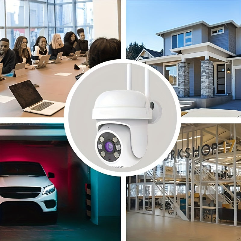 Wireless Security Camera 2.4G 1080P HD Waterproof Indoor Motion Detection Two-Way Audio