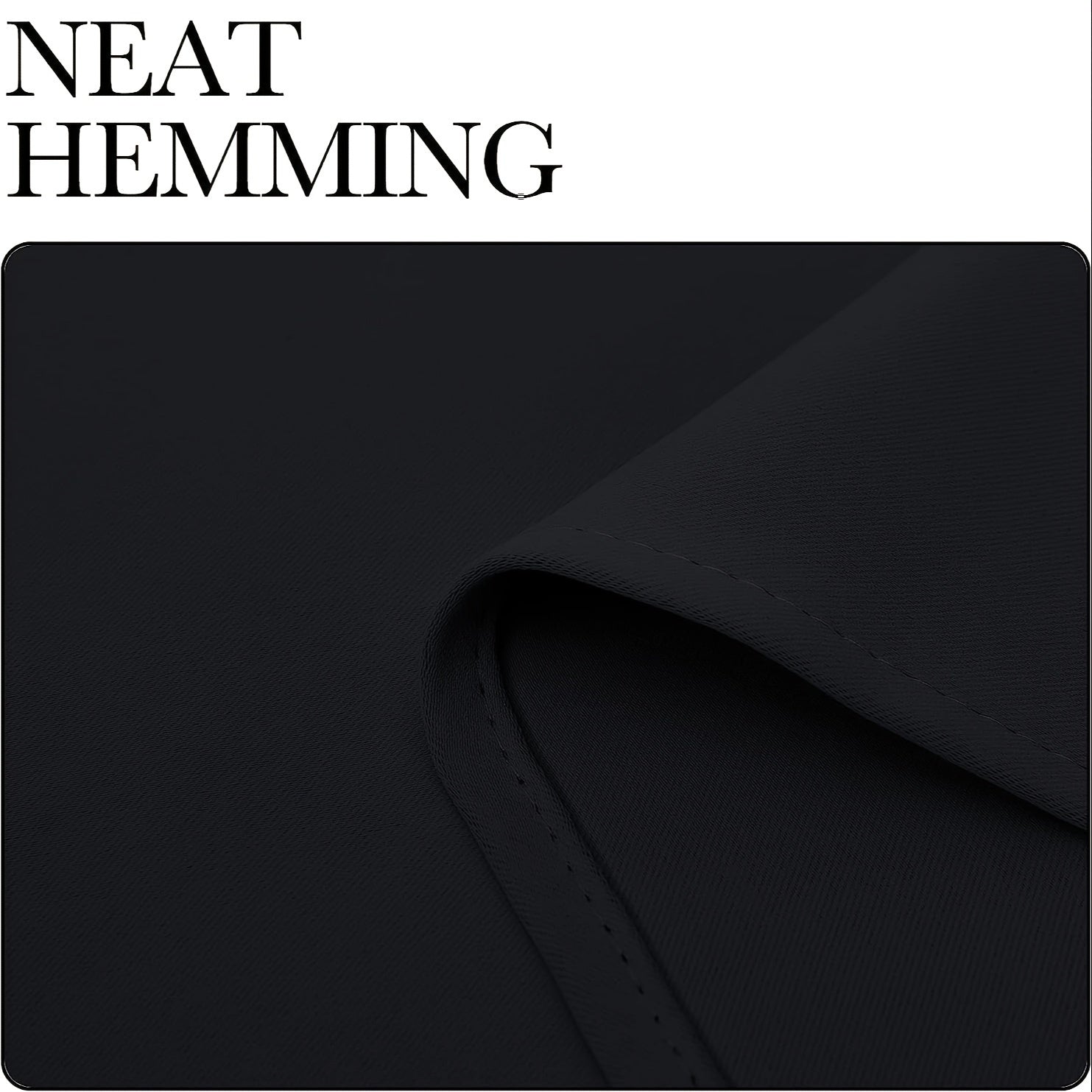 Thick Double-Sided Blackout Curtain for Living Room Bedroom Kitchen Bathroom