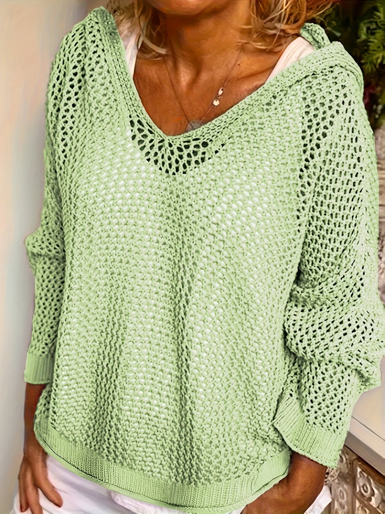 Plus Size Women's Casual Hoodie Oversized Long Sleeve Pullover Light Gray