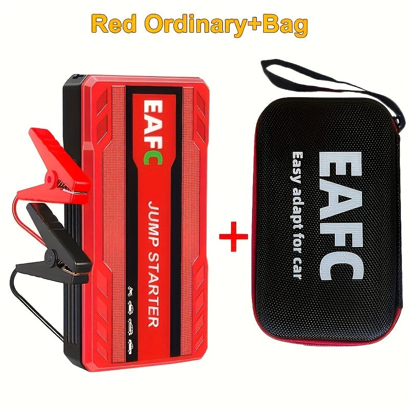 Portable Car Jump Starter for 3L Gasoline Engines with Power Bank and LED Flashlight