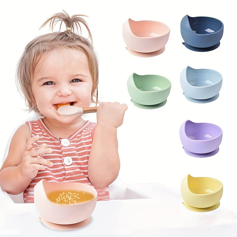 Kids Feeding Bowl Suction Non Slip Microwave Safe BPA Free Weaning Supplies