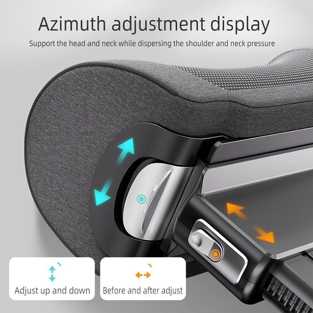Memory Foam Car Neck Pillow with Adjustable Headrest for Cervical Support