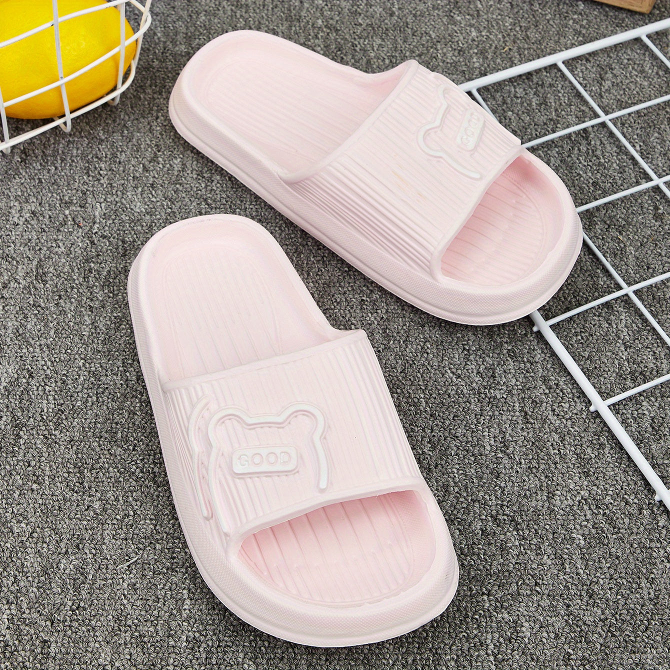 Kids Cartoon Slippers Non-Slip Lightweight Open Toe Indoor Shower Pool All Seasons